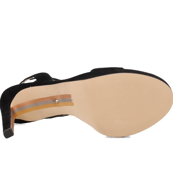 Sam Edelman women’s Jade heeled sandal black suede - Picture 7 of 7